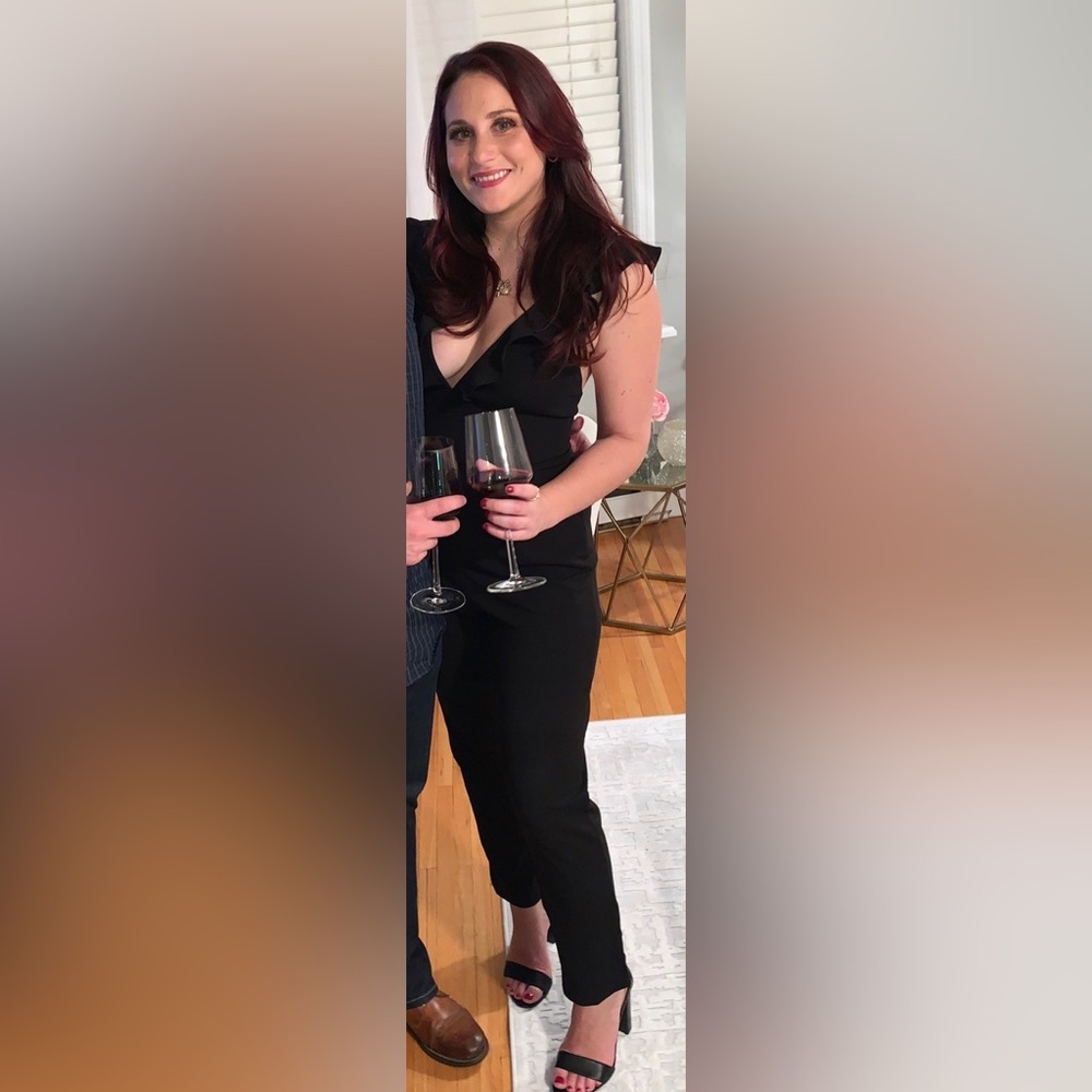 Lulus black jumpsuit size small